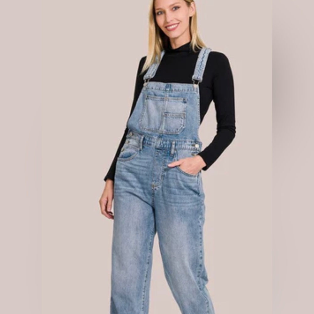 Denim overalls size 9